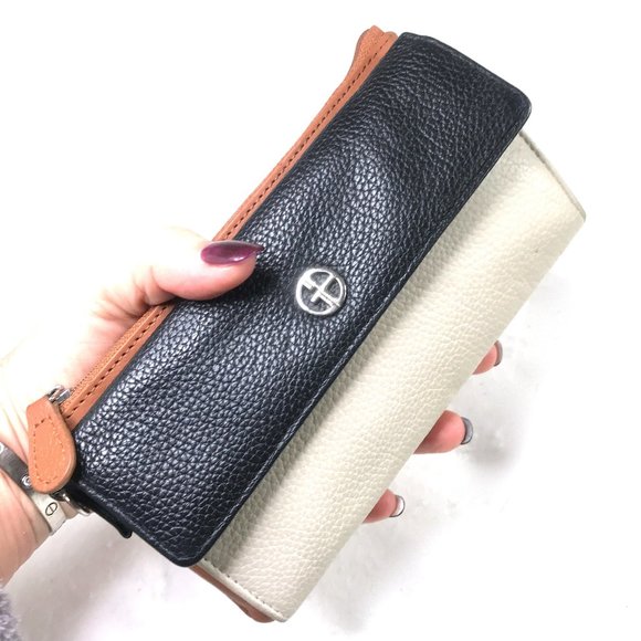 Giani Bernini Leather shoulder bag/wallet/Clutch - Picture 5 of 11